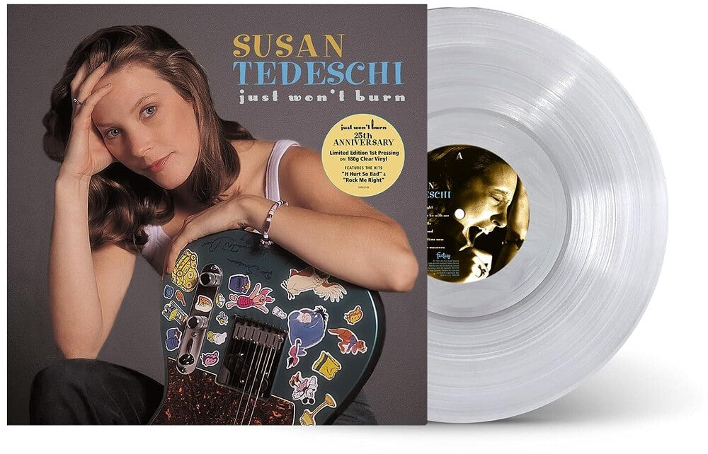 the album cover for Susan Tedeschi - Just Won't Burn: 25th Anniversary Edition [Limited Edition Clear LP]