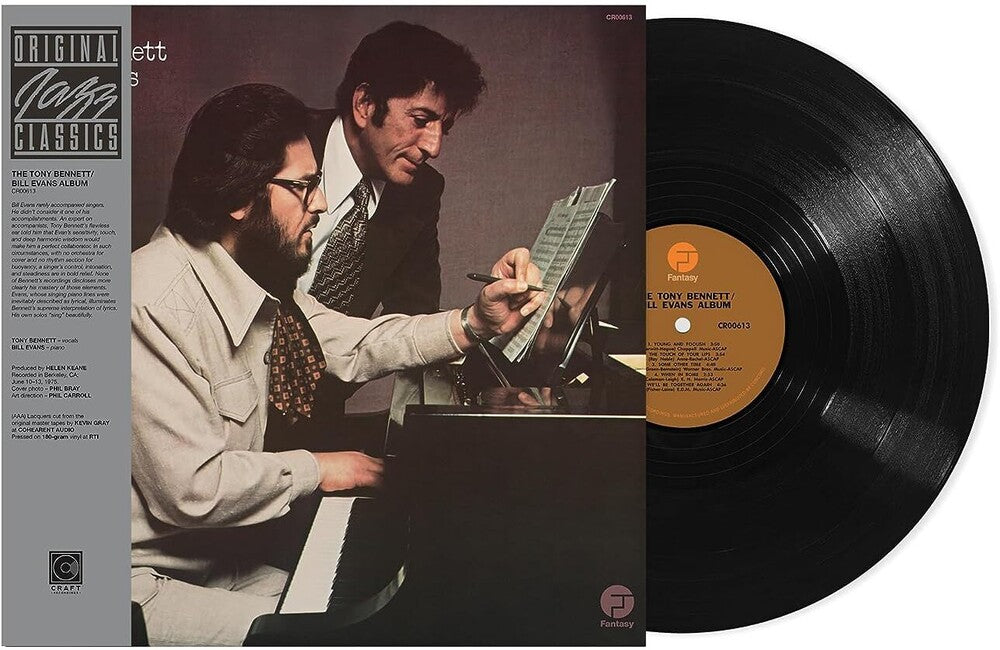 the album cover for Tony Bennett And Bill Evans - The Tony Bennett Bill Evans Album [Original Jazz Classics Series]