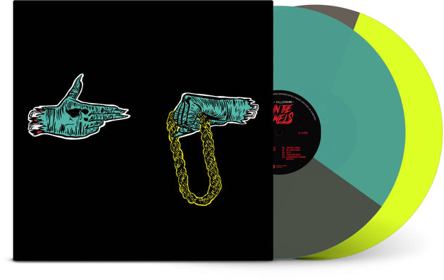 the album cover for Run The Jewels - Run The Jewels: 10th Anniversary [Split Coloured 2LP]
