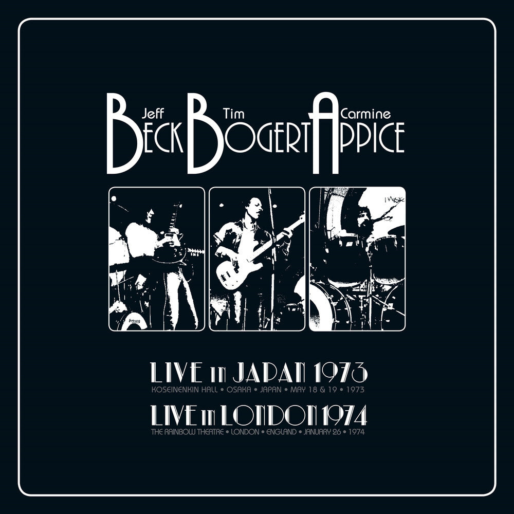 the album cover for Beck Bogert & Appice - Live 1973 & 1974 (Bme)