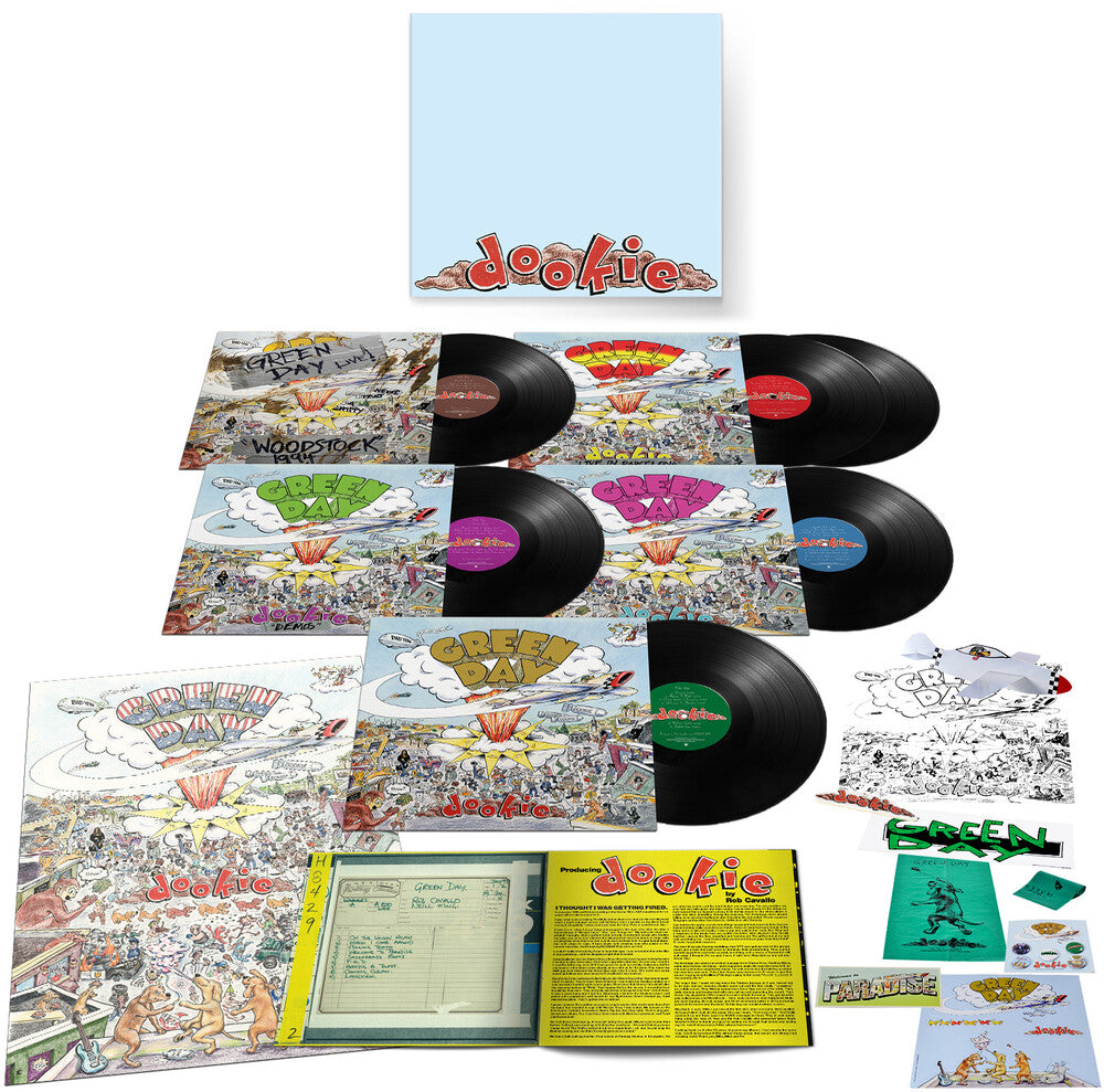 the album cover for Green Day - Dookie: 30th Anniversary [Limited Edition Deluxe 6LP Box Set]