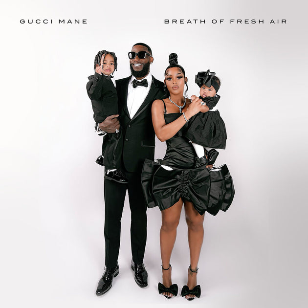 the album cover for Gucci Mane - Breath Of Fresh Air [White LP]