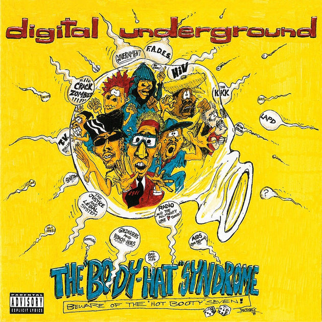 the album cover for Digital Underground - The Body-Hat Syndrome (30th Anniversary) [RSD Black Friday 2023]