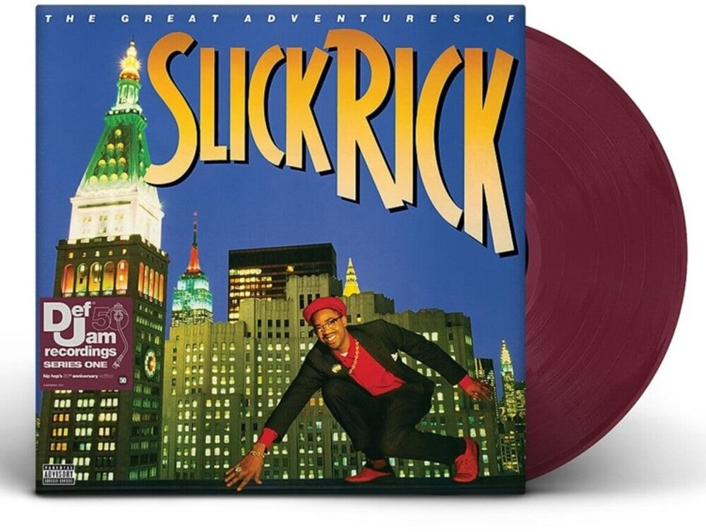 the album cover for Slick Rick - The Great Adventures Of Slick Rick [Indie Exclusive Limited Edition Fruit Punch 2 LP]