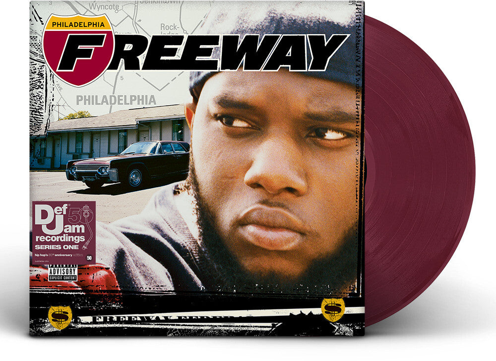 the album cover for Freeway - Philadelphia Freeway (Burg) [Colored Vinyl] [Limited Edition] [Indie Exclusive]