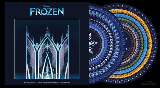 the album cover for Various Artists - Frozen: The Songs [Zoetrope Picture Disc LP]