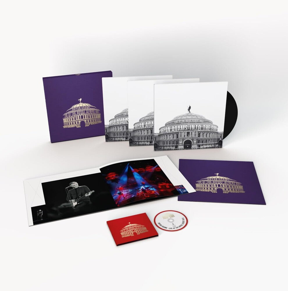 the album cover for Bryan Adams - Royal Albert Hall [4LP/Blu-ray Box Set]