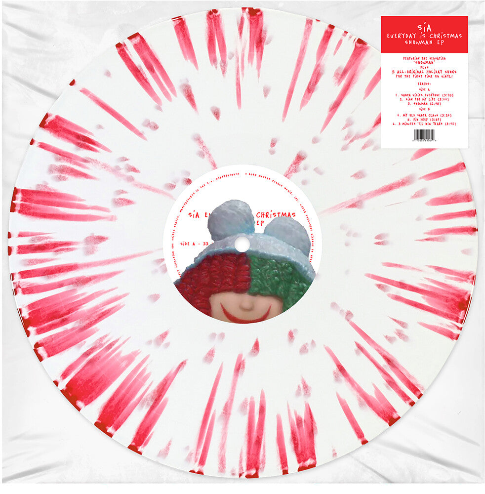 the album cover for Sia - Everyday Is Christmas (Snowman EP) [RSD Black Friday 2023]