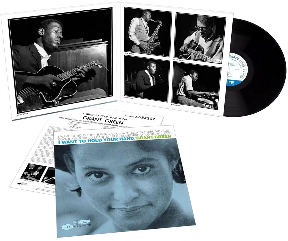 the album cover for Grant Green - I Want To Hold Your Hand (Blue Note Tone Poet Series) [LP]