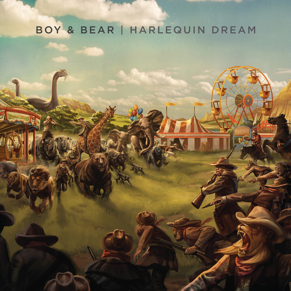 the album cover for Boy & Bear - Harlequin Dream (10th Anniversary) (Blue) [Colored Vinyl]