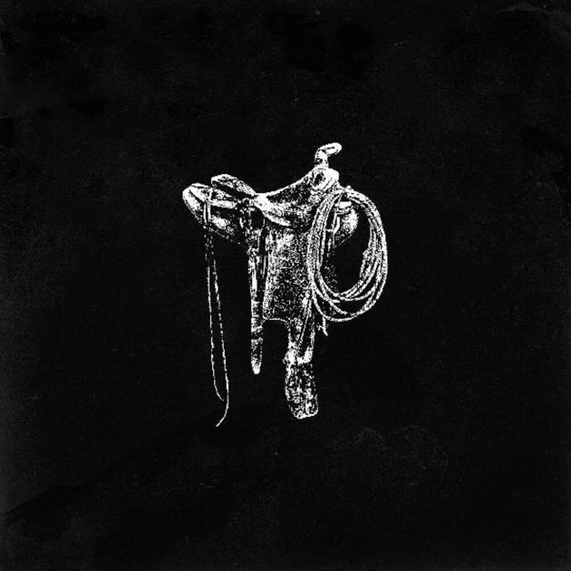 the album cover for Corb Lund - El Viejo [Indie Exclusive Limited Edition Clear with Black & White Splatter LP - Includes Autographed Postcard]