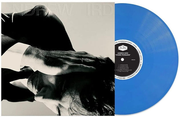 the album cover for Andrew Bird - Inside Problems (Blue) [Colored Vinyl] [Limited Edition]