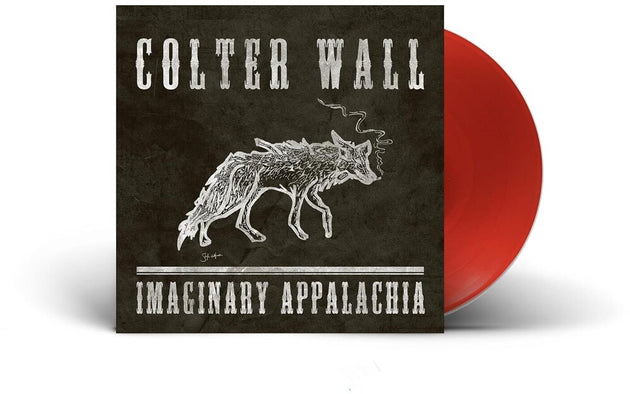 the album cover for Colter Wall - Imaginary Appalachia [Red Opaque LP]