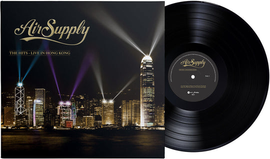 the album cover for Air Supply - Hits - Live In Hong Kong