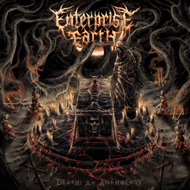 the album cover for Enterprise Earth - Death: An Anthology [Indie Exclusive] [Colored Vinyl] (Gate) [Indie Exclusive]