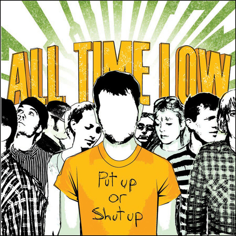 the album cover for All Time Low - Put Up Or Shut Up - Yellow [Colored Vinyl] (Ylw)