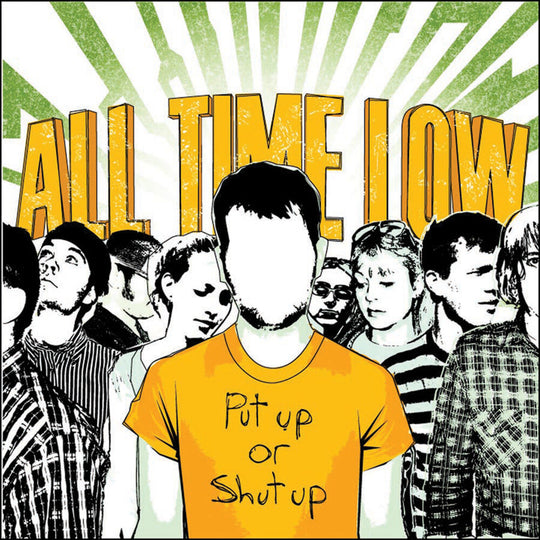the album cover for All Time Low - Put Up Or Shut Up - Yellow [Colored Vinyl] (Ylw)