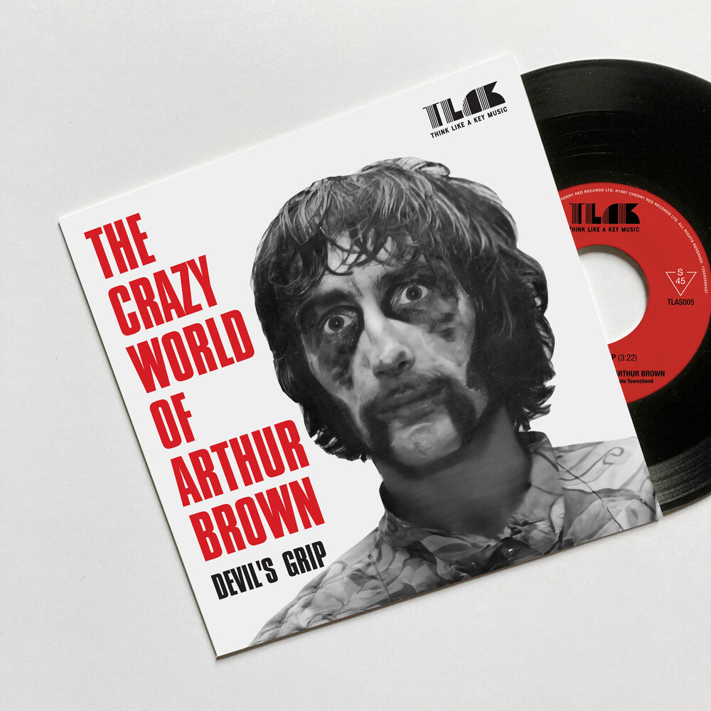 the album cover for Crazy World Of Arthur Brown - Devil's Grip [Indie Exclusive] (Blk) [Limited Edition] [Indie Exclusive]