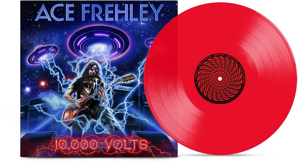 the album cover for Ace Frehley - 10,000 Volts [Red LP]