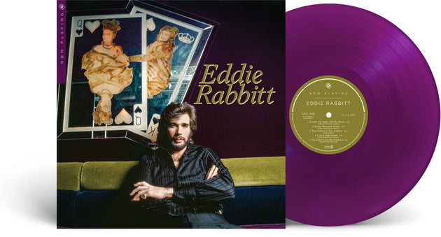 the album cover for Eddie Rabbit - Now Playing [SYEOR 24 Exclusive Grape LP]