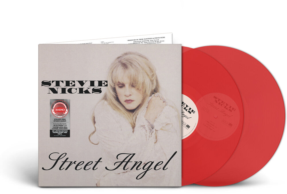 the album cover for Stevie Nicks - Street Angel [SYEOR 24 Exclusive Transparent Red LP]