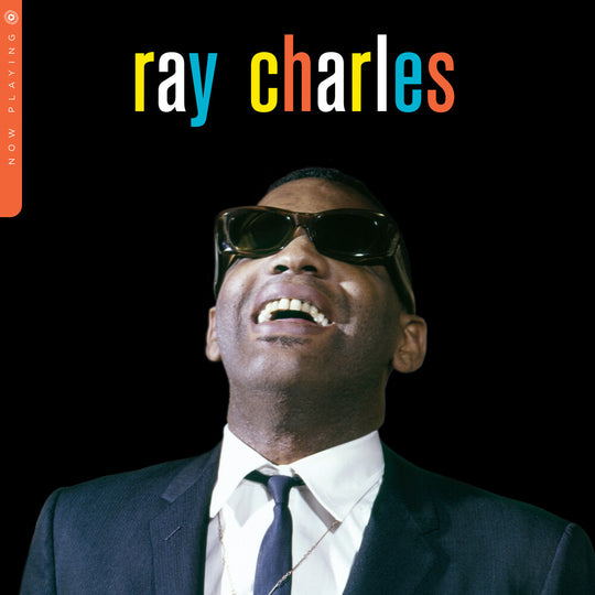 the album cover for Ray Charles - Now Playing [SYEOR 24 Exclusive Light Blue LP]