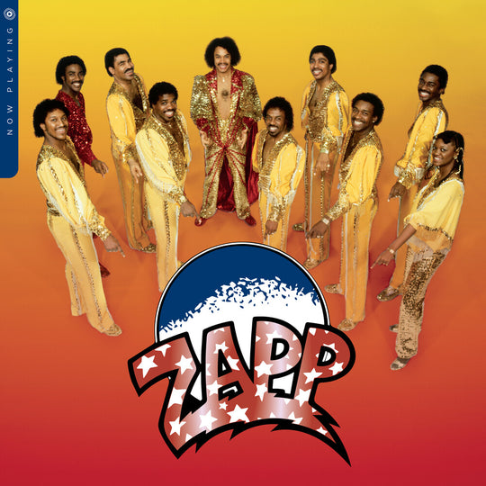 the album cover for Zapp & Roger - Now Playing [SYEOR 24 Exclusive Ruby Red LP]
