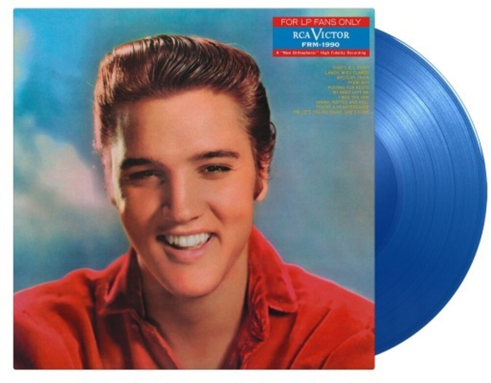 the album cover for Elvis Presley - For Lp Fans Only (Blue) [Colored Vinyl] [Limited Edition] [180 Gram] (Hol)