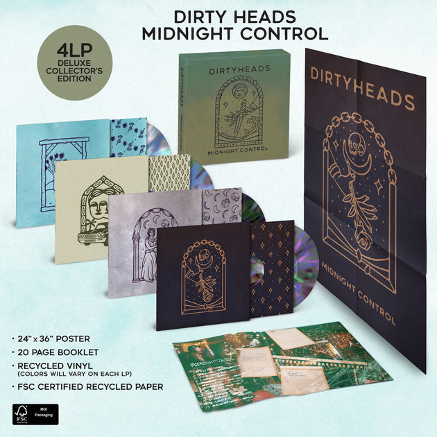 the album cover for Dirty Heads - Midnight Control Deluxe: Collector's Edition (Rsd) 