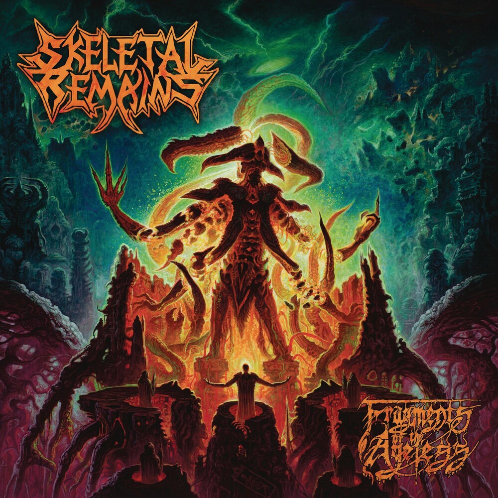 the album cover for Skeletal Remains - Fragments Of The Ageless [Indie Exclusive Limited Edition Sunspot LP]