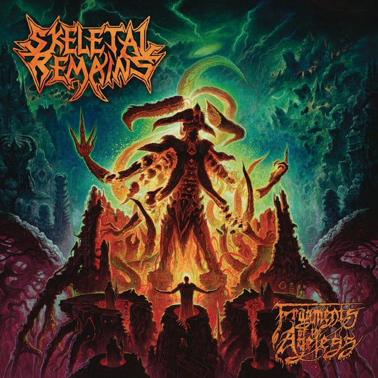 the album cover for Skeletal Remains - Fragments Of The Ageless [Indie Exclusive Limited Edition Sunspot LP]