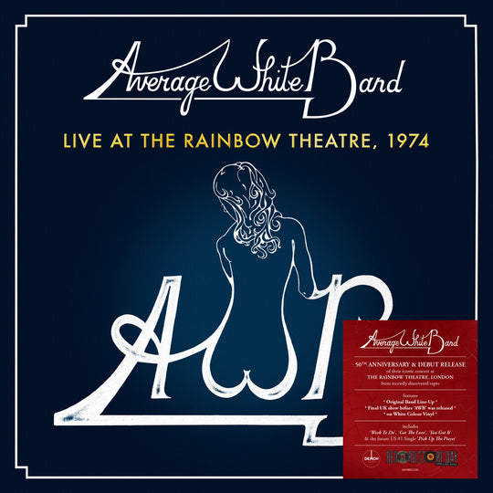 the album cover for Average White Band - Live At The Rainbow Theatre 1974 