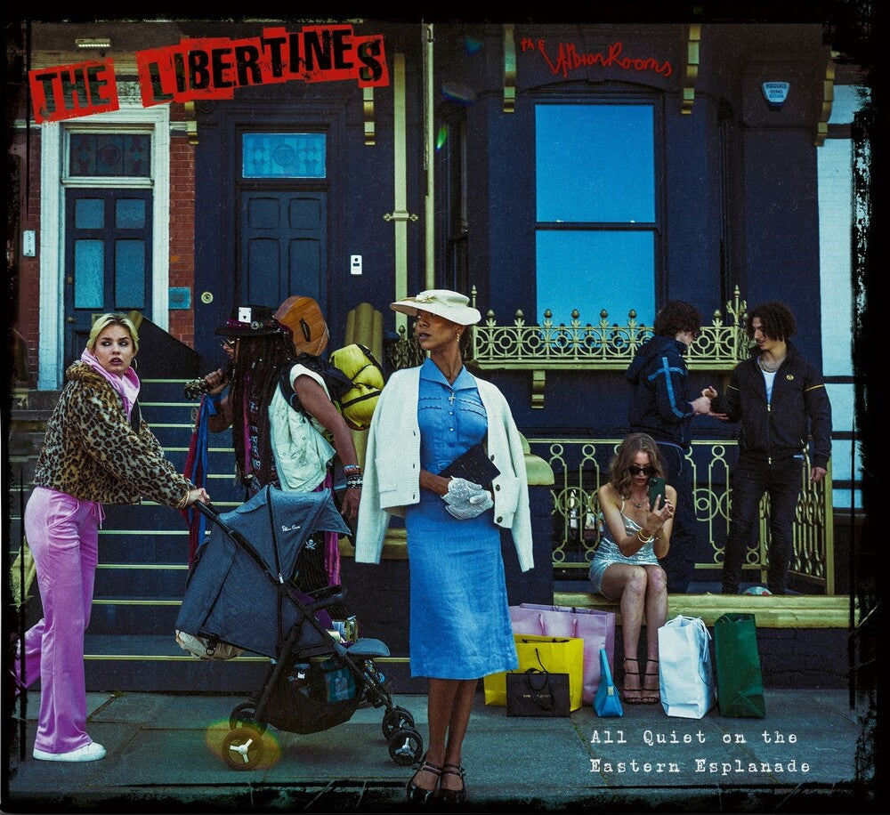 the album cover for The Libertines - All Quiet On The Eastern Esplanade [White 2 LP]
