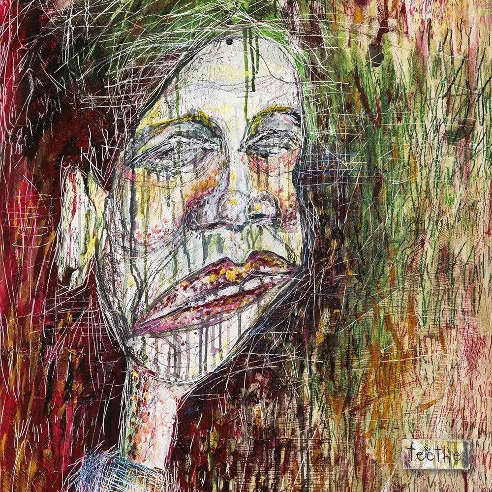 the album cover for Teethe - Teethe [Indie Exclusive] Green Geode [Colored Vinyl] (Grn) (Wsv) [Indie Exclusive]