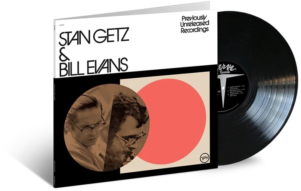 the album cover for Stan Getz  & Evans,Bill - Previously Unreleased Recordings (Verve Acoustic)