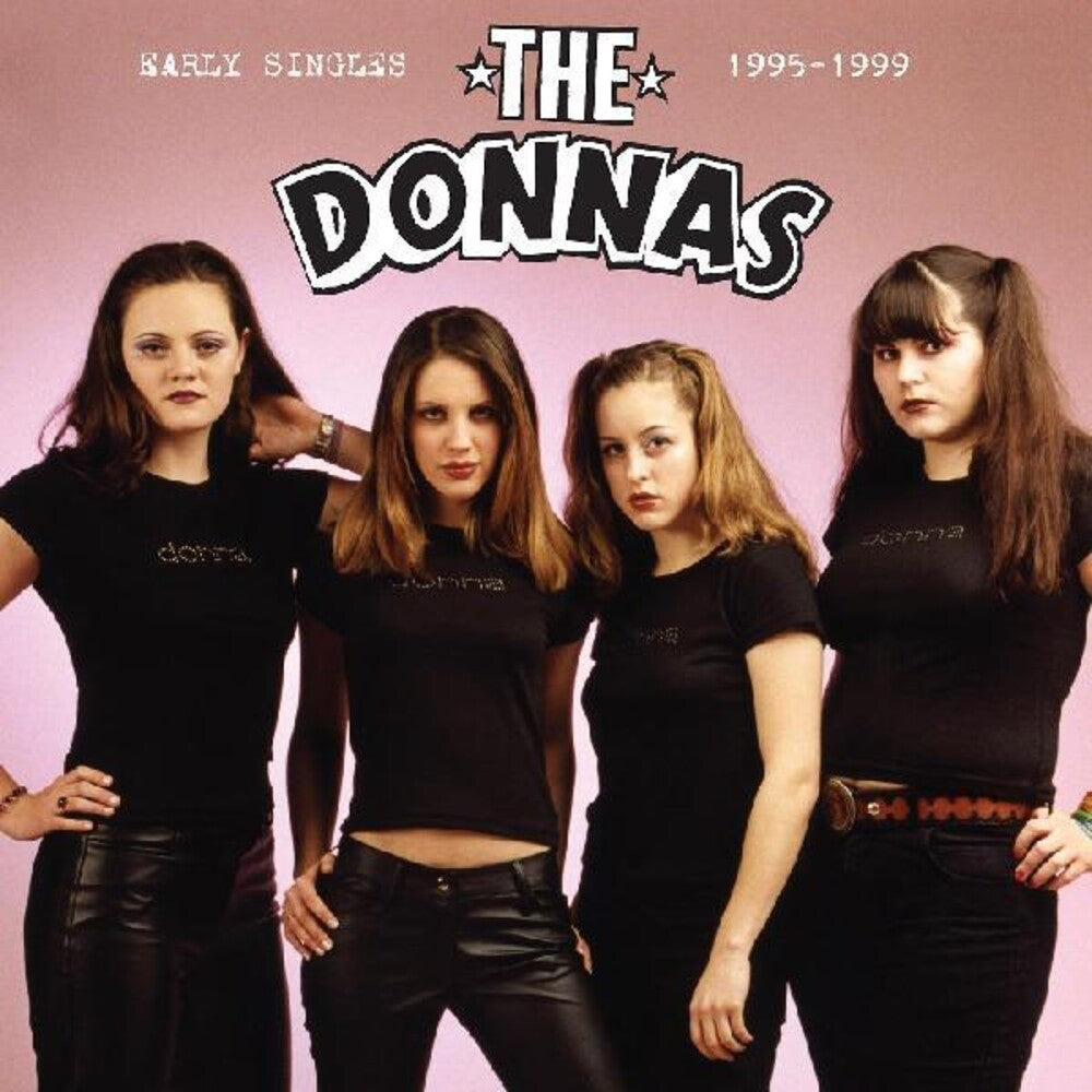 the album cover for Donnas - Early Singles 1995-1999 [Colored Vinyl] (Purp)
