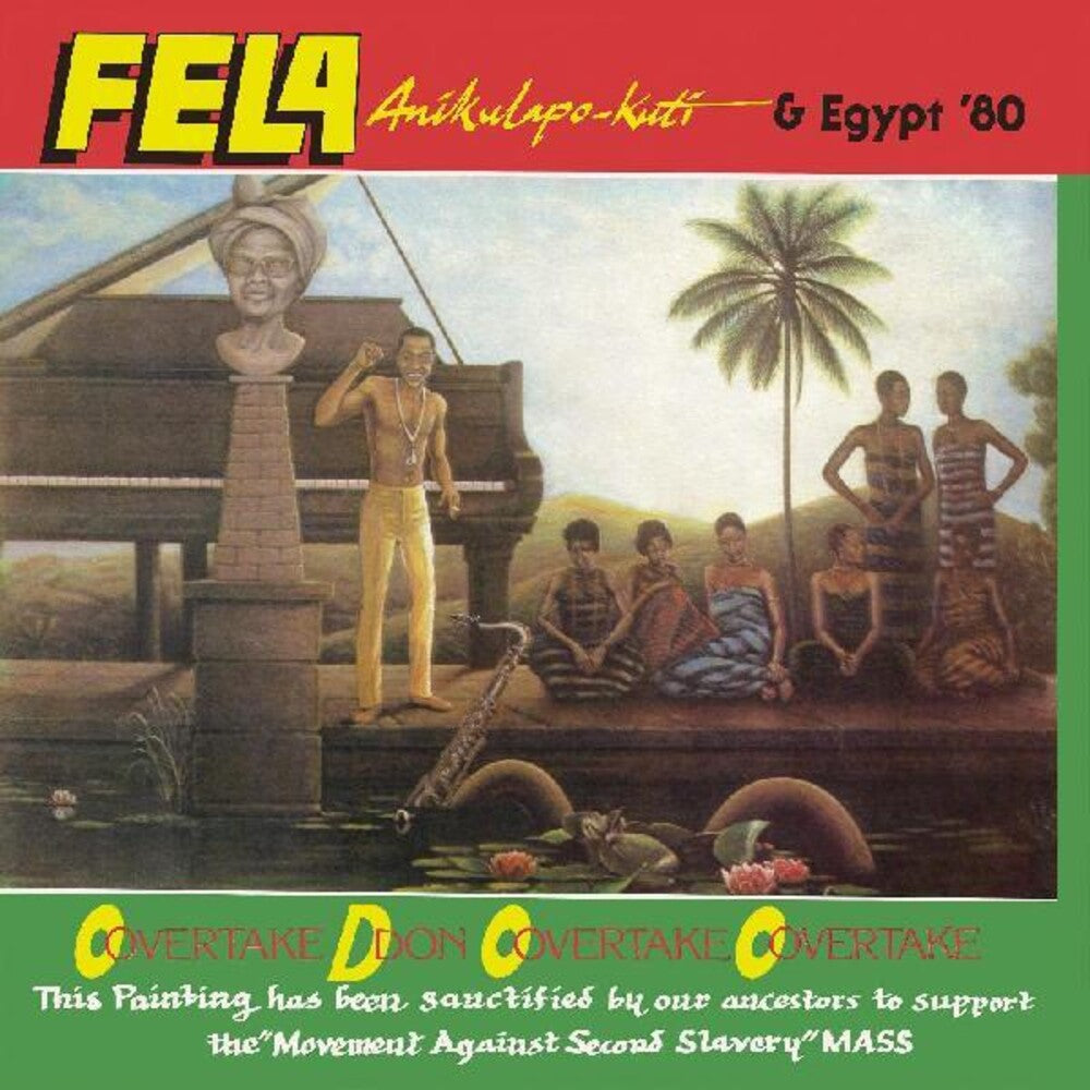 the album cover for Fela Kuti - O.D.O.O. (Overtake Don Overtake Overtake) [Transparent Green LP]