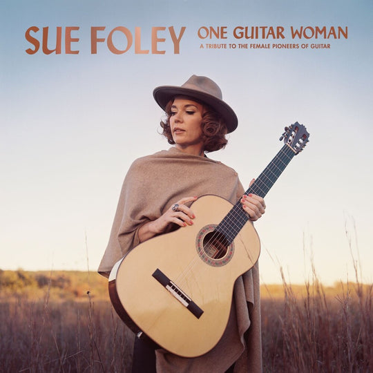 the album cover for Sue Foley - One Guitar Woman (Blk) [180 Gram]