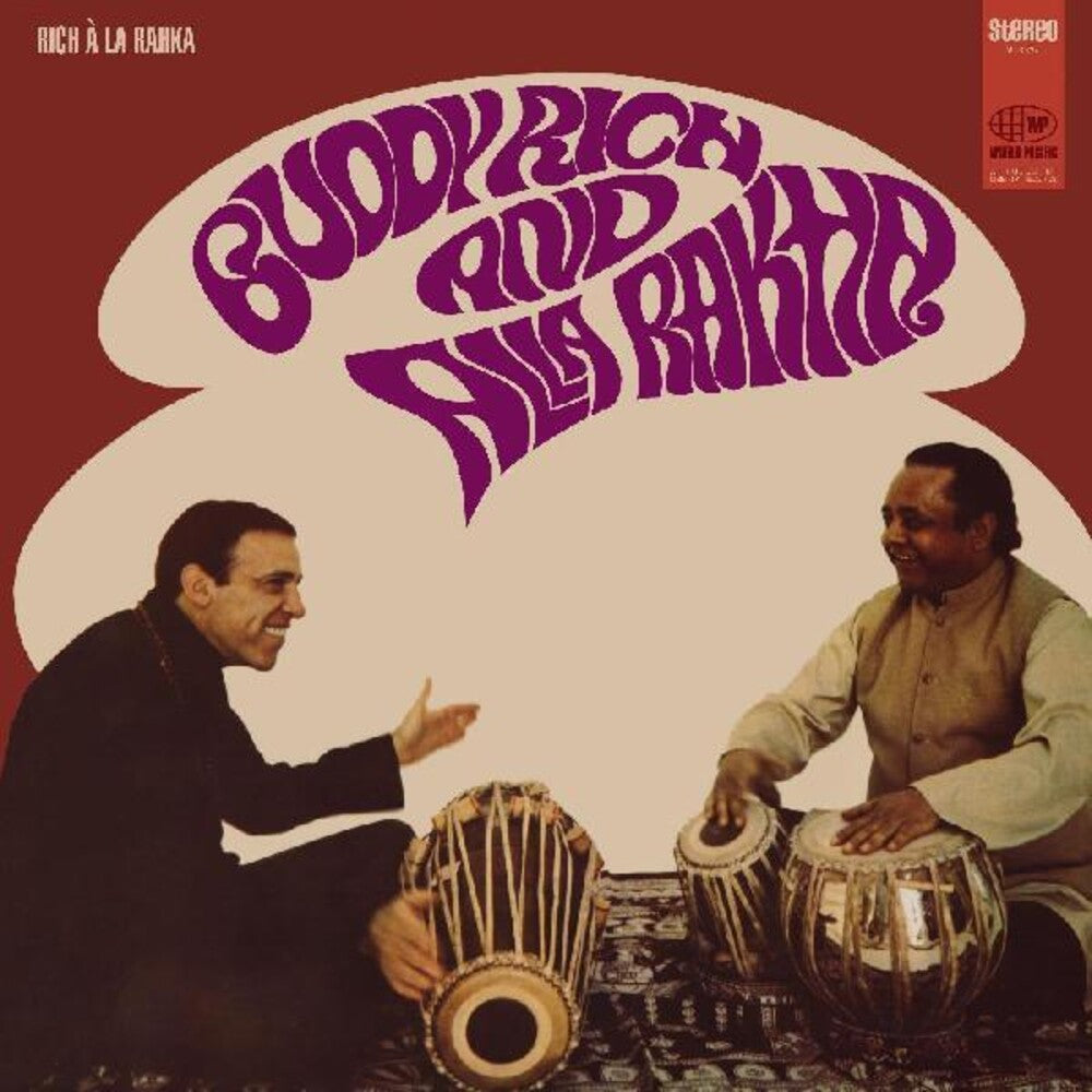 the album cover for Buddy Rich  / Rakha,Alla - Rich A La Rakha [Colored Vinyl] (Grn) [Indie Exclusive]