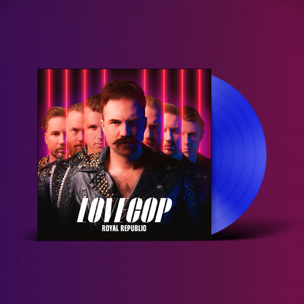 the album cover for Royal Republic - Lovecop (Blue)