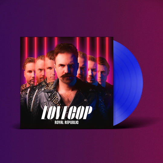the album cover for Royal Republic - Lovecop (Blue)