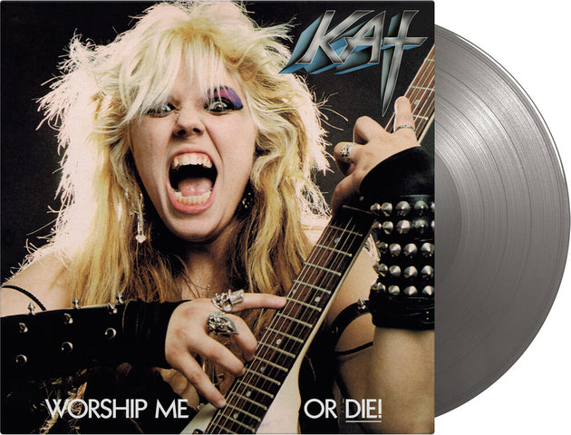 the album cover for Great Kat - Worship Me Or Die [Colored Vinyl] [Limited Edition] [180 Gram] (Slv) (Hol)