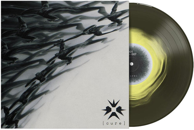 the album cover for ERRA - Cure [Indie Exclusive Transparent Black in Yellow LP]