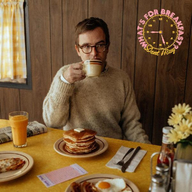 the album cover for Dent May - What's For Breakfast? [Colored Vinyl] (Pnk)