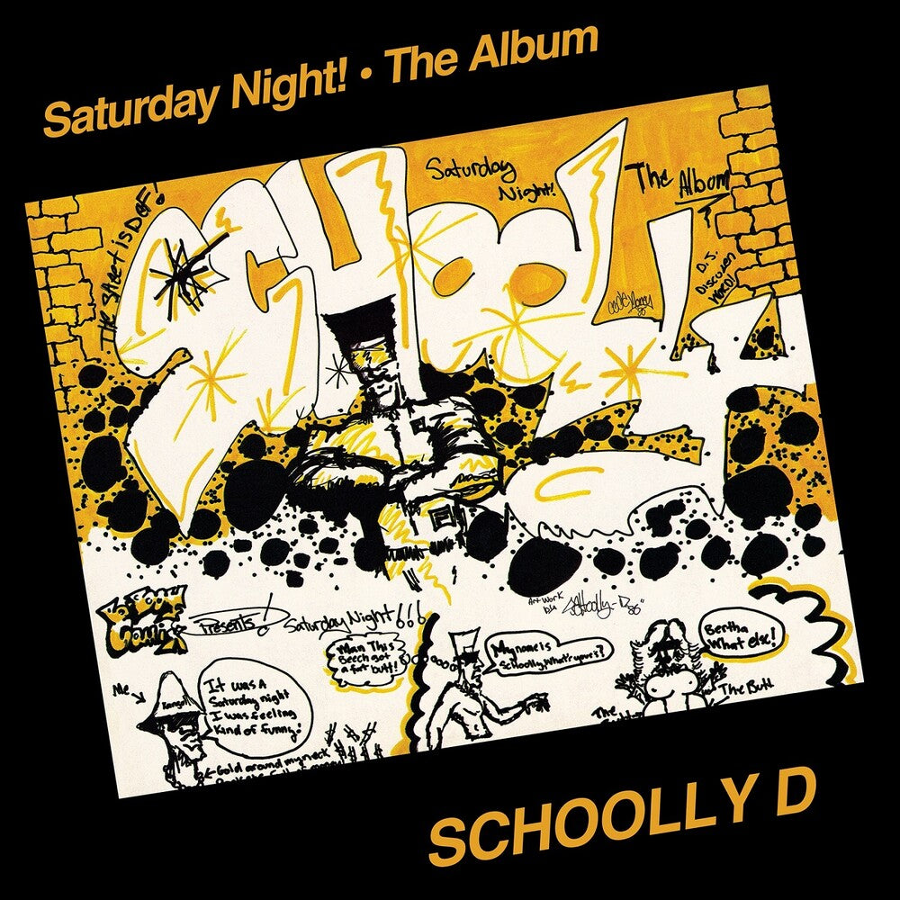 the album cover for Schoolly D - Saturday Night - The Album [Record Store Day] 