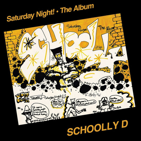 the album cover for Schoolly D - Saturday Night - The Album [Record Store Day] 