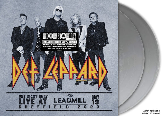 the album cover for Def Leppard - One Night Only: Live At The Leadmill 2023 [Record Store Day] 