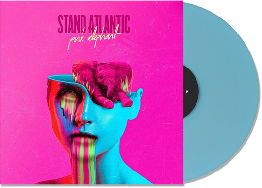 the album cover for Stand Atlantic - Pink Elephant - Light Blue (Blue) [Colored Vinyl]