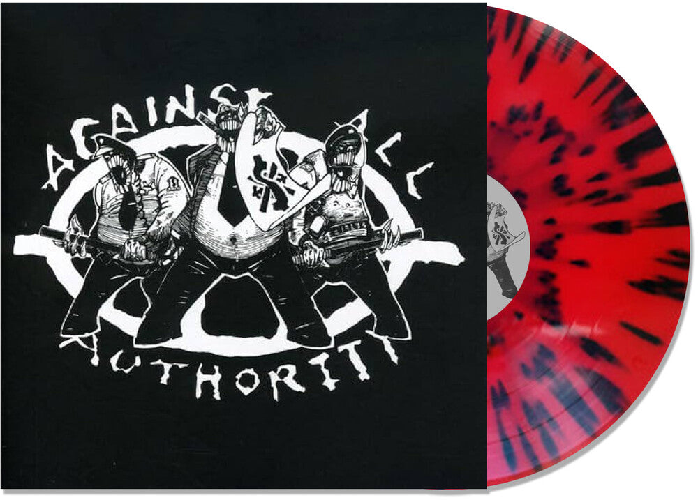 the album cover for Against All Authority - 24 Hour Roadside Resistance [Colored Vinyl]