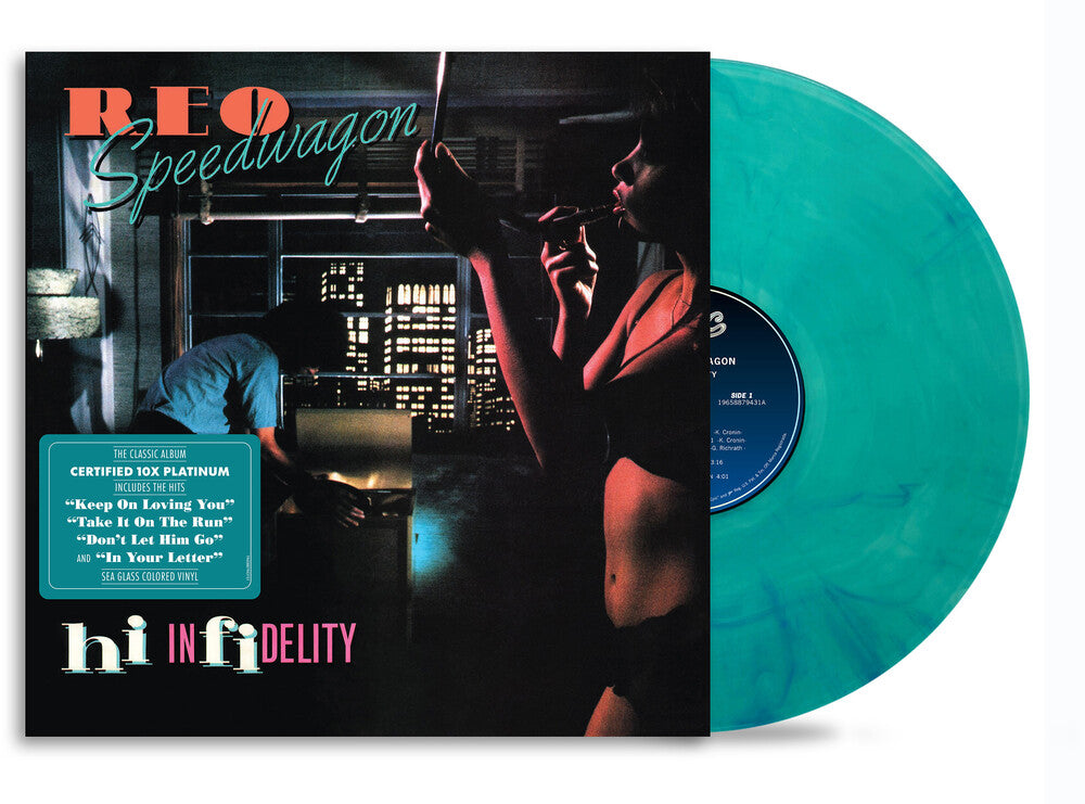 the album cover for REO Speedwagon - Hi Infidelity [Colored Vinyl] [Remastered]